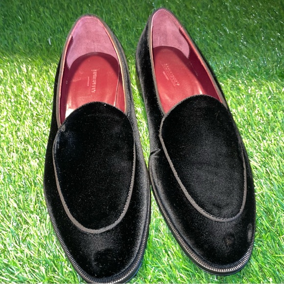 Suitsupply Black Velvet Loafers - Picture 3 of 7